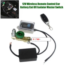 Modified Wireless Remote Control Car Battery Disconnect Isolator Master Switch