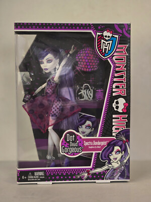Mattel Monster High Spectra Vondergeist Dot Dead Gorgeous Doll 2011 NRFB