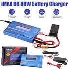 80W Fast Digital Balance Charger for iMAX B6 AC LCD RC LiPo LiFe NiCD Battery