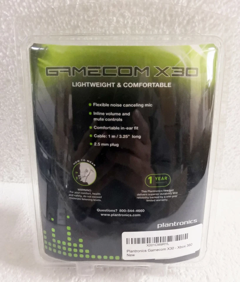 Plantronics Gamecom X30 Headset for Polycom 321 331 & Cisco 508 921 922 941 942 - Image 3 of 3