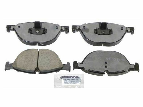 Front Ceramic Brake Pads Set With Hardware For BMW X1, 3/5/7 Series, Z4 & M3 (2013-2015) – Low Dust, Quiet & OE Fit