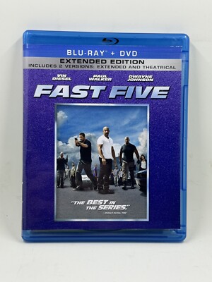 Fast Five (Two-Disc Blu-ray/DVD Combo) DVDs