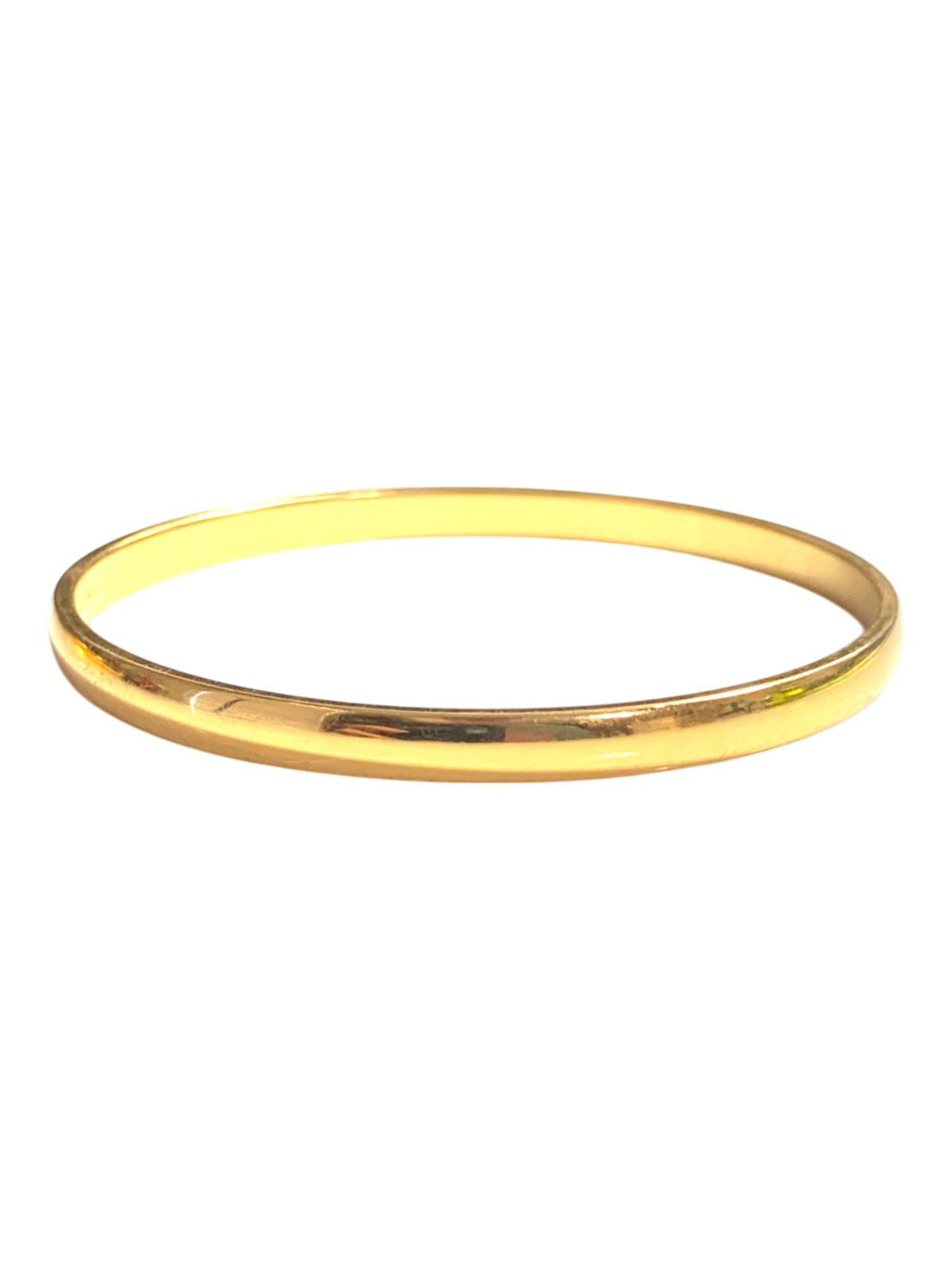 Monet Gold Stackable Bangles Polished & Etched Si… - image 3
