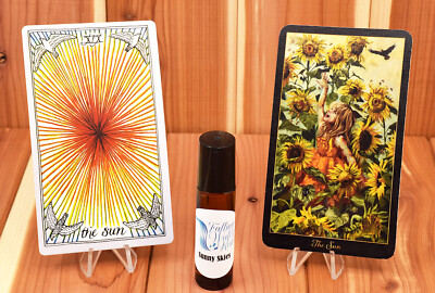 SUNNY SKIES - Reiki Charged Essential Oil & Crystal Blend Roll On 10ml