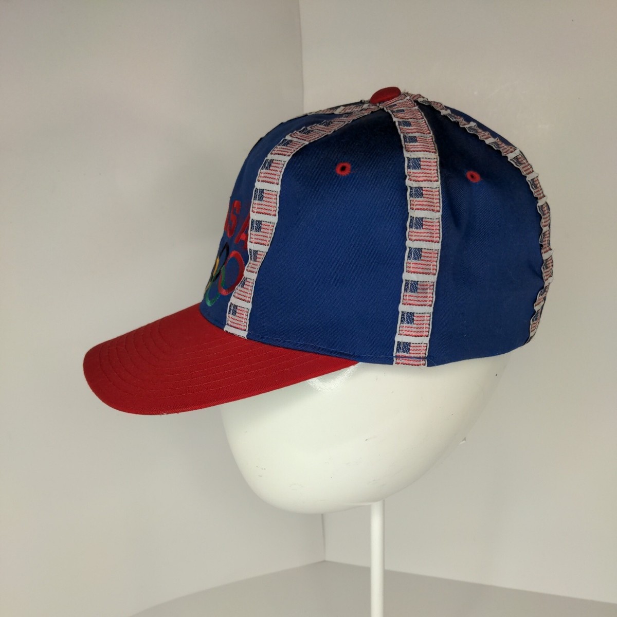 Vintage United States Olympic Team ISA Starter SnapBack Hat Cap