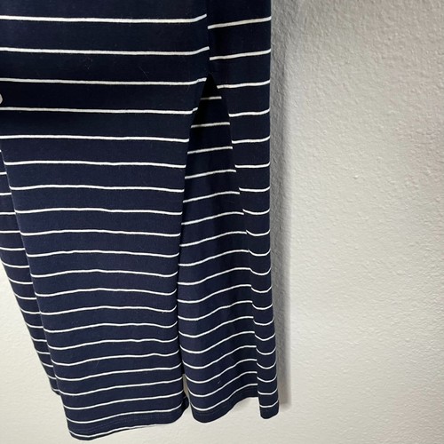 C&C California Womens Striped Navy White Lace-up Sleeveless Dress Small - Picture 5 of 10