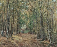 Camille Pissarro Woods at Marly Giclee Print on Canvas 8x10 Fine Art Wall Decor
