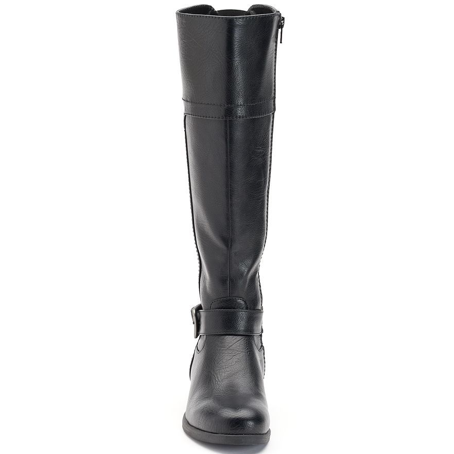 Croft & Barrow Annie Women's Black KneeHigh Riding Boots Various Sizes