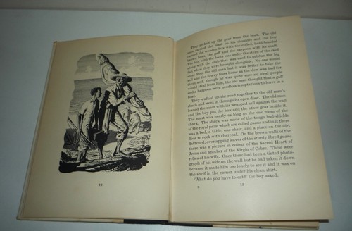 THE OLD MAN & THE SEA BY ERNEST HEMINGWAY DATED 1955 - Picture 8 of 13