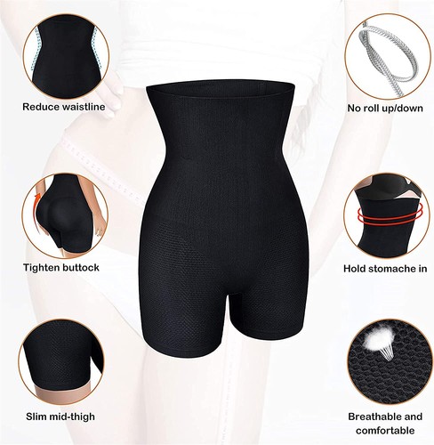 Trifolium Womens High Waist Shapewear Tummy Butt Lifting Back Support Underwear - Picture 41 of 46