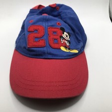 Disney Mickey Mouse Hat Cap Child Kids Baseball strap back Red Blue MVP 28