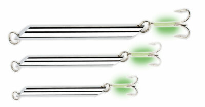 Behr Norwegen-Silberstifte Pilker 20g - 500g Stabpilker bleifrei Stiftpilker