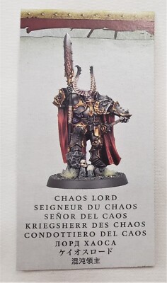 Warhammer AoS Slaves to Darkness Chaos Lord NO BOX