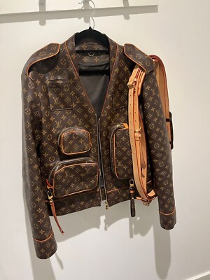 Louis Vuitton Brown Monogram Canvas Admiral Jacket Size 48