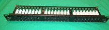 PDUeX 48 Port 1U Cat 5E Patch Panel KWR-CAT5EUTP48-1U
