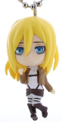 Attack on Titan Charm Keychain Figure Figurine Christa Lenz (Krista) Swing 2 - Picture 4 of 10