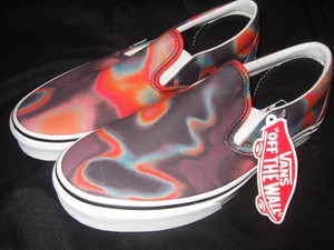 dark purple slip on vans