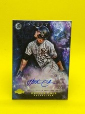 Hunter Cole 2016 Bowman Inception AUTOGRAPH #PA-HC San Francisco Giants