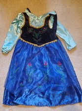 Princess Dress Costume Girls Blue w/Pink Cape