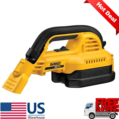 DEWALT DCV517B 20V MAX Cordless 1/2 Gal. Wet/Dry Portable Vacuum Tool Only