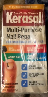 (Lot Of 4) Kerasal 13ml Multi-Purpose Nail Repair
