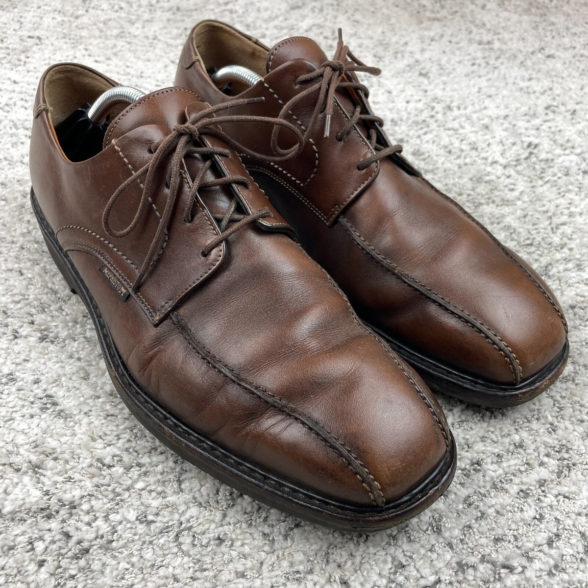 Mephisto Gaetan Brown Leather Goodyear Welt Derby - 12 Cowboy Boots main image 2