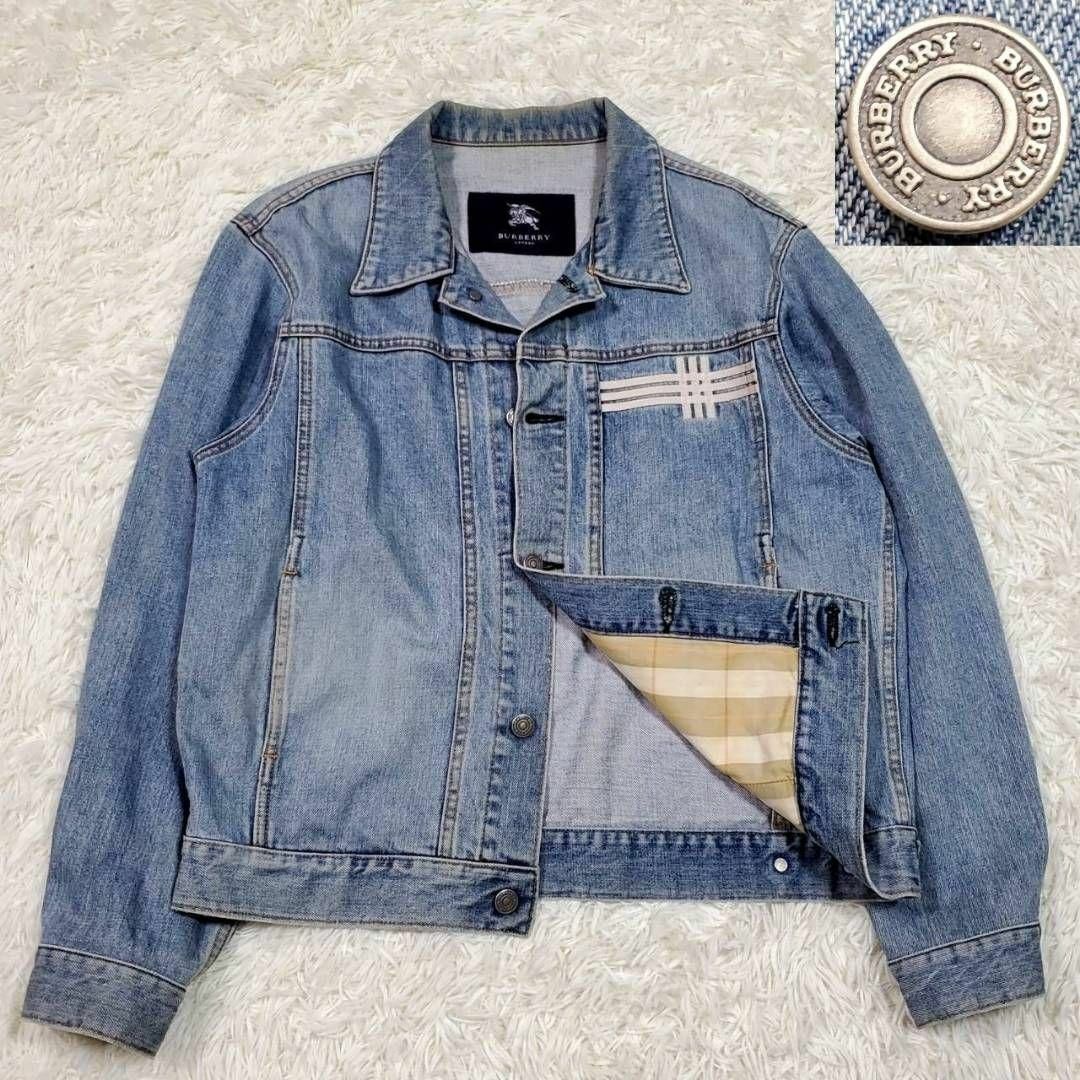 【関税込み】BURBERRY Denim jacket Denim jacket in blue - Burberry | Mytheresa