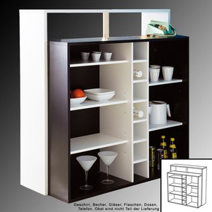 Kuchentresen Schwarz Weiss Tisch Bar Tresen Stehtisch Empfangstresen Kuchentheke Ebay