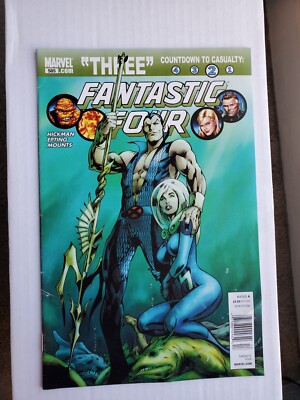 Fantastic Four #585 Newsstand 1:50 Rare 755 Copies Namor Cover Marvel Comic 2010