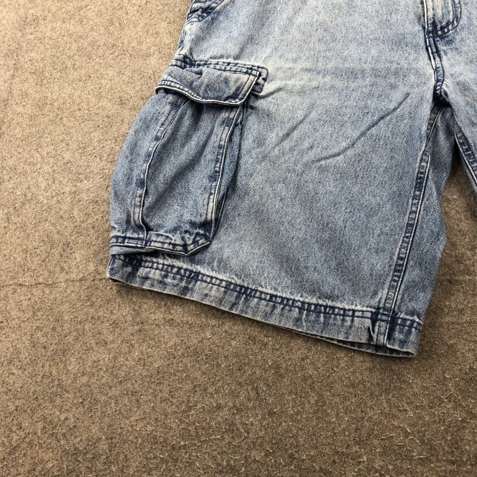 Pantalones Cortos De Colección Sun River Hombres 38 Regular Carga Denim Ropa de Trabajo Aire Libre Y2K De Colección Foto 2 de 4