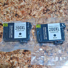 2x Black Ink Cartridges for Epson 200XL T200XL120 Inkjet