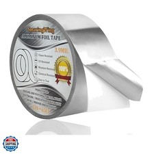 Aluminum Foil Duct Tape Heavy Duty Waterproof, Silver Metal HVAC Heat Tapes ...