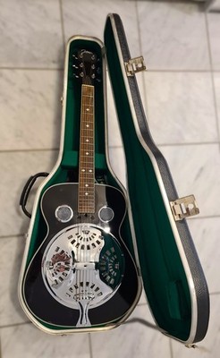 Top erhaltenes Sammlerstück Resonator Gitarre  Johnson  1993 mit Koffer 