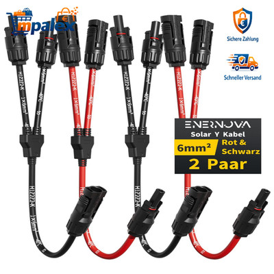 Solarkabel Y Verteiler 6mm2 1Y2 Stecker PV Y Kabel
