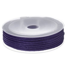 Twisted Nylon Twine Thread 3mm 7M/23 Feet Braided Nylon String, Dark Purple