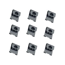 100 Pack Photo Frame Hanging Clip S Hook Back Plate Photo Wall Hanger Stencil...