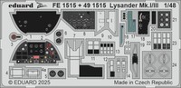 Eduard Accessories FE1515 - 1:48 Lysander Mk.I/Iii Airfix - Neu