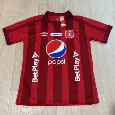 NWT Umbro America de Cali 2022 Home Jersey Red XL Legado de Ochoa Tribute Shirt