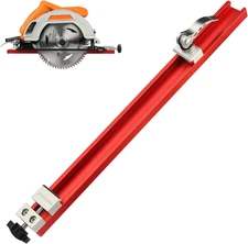 Circular Saw Guide Attachment Aluminum Alloy Adjustable Cutting Guide Rail for C