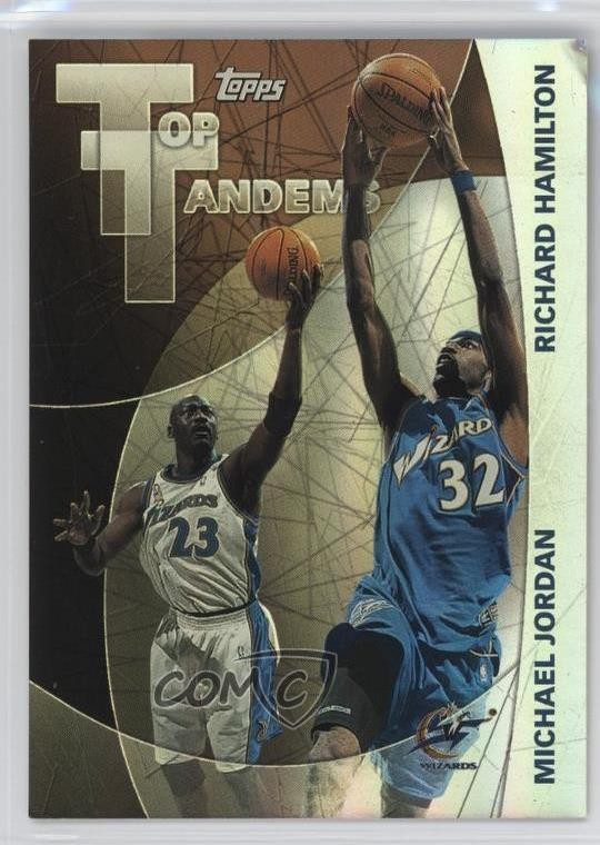 2002-03 Topps Top Tandems Michael Jordan Richard Hamilton #TT6 HOF 9z6