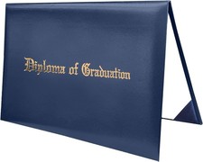 Imprinted Diploma Cover 8.5x11 Diploma Holder Graduation Certificate Cover Sm...