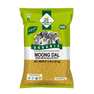 24 MANTRA Organic Moong Dal - Usda Certified 63.97 Ounce (Pack of 1) 