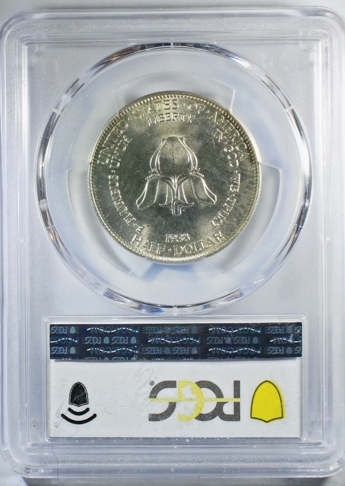 1938 New Rochelle Silver Commemorative Half Dollar - PCGS MS-65 - GEM - Image 2 of 4