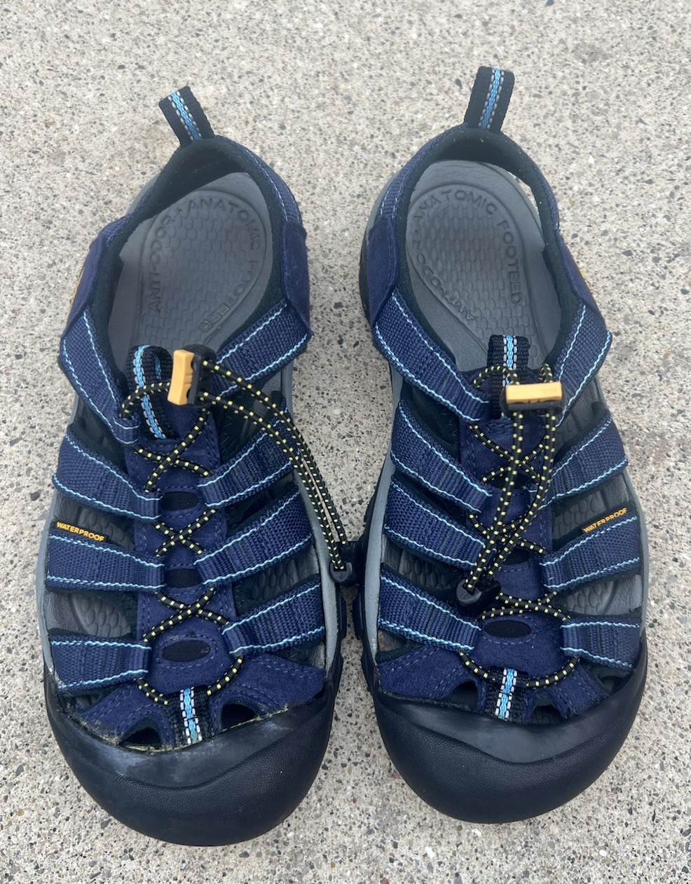 Sandali Keen Newport H2 idro impermeabili blu navy donna 38 scarpe 7 5