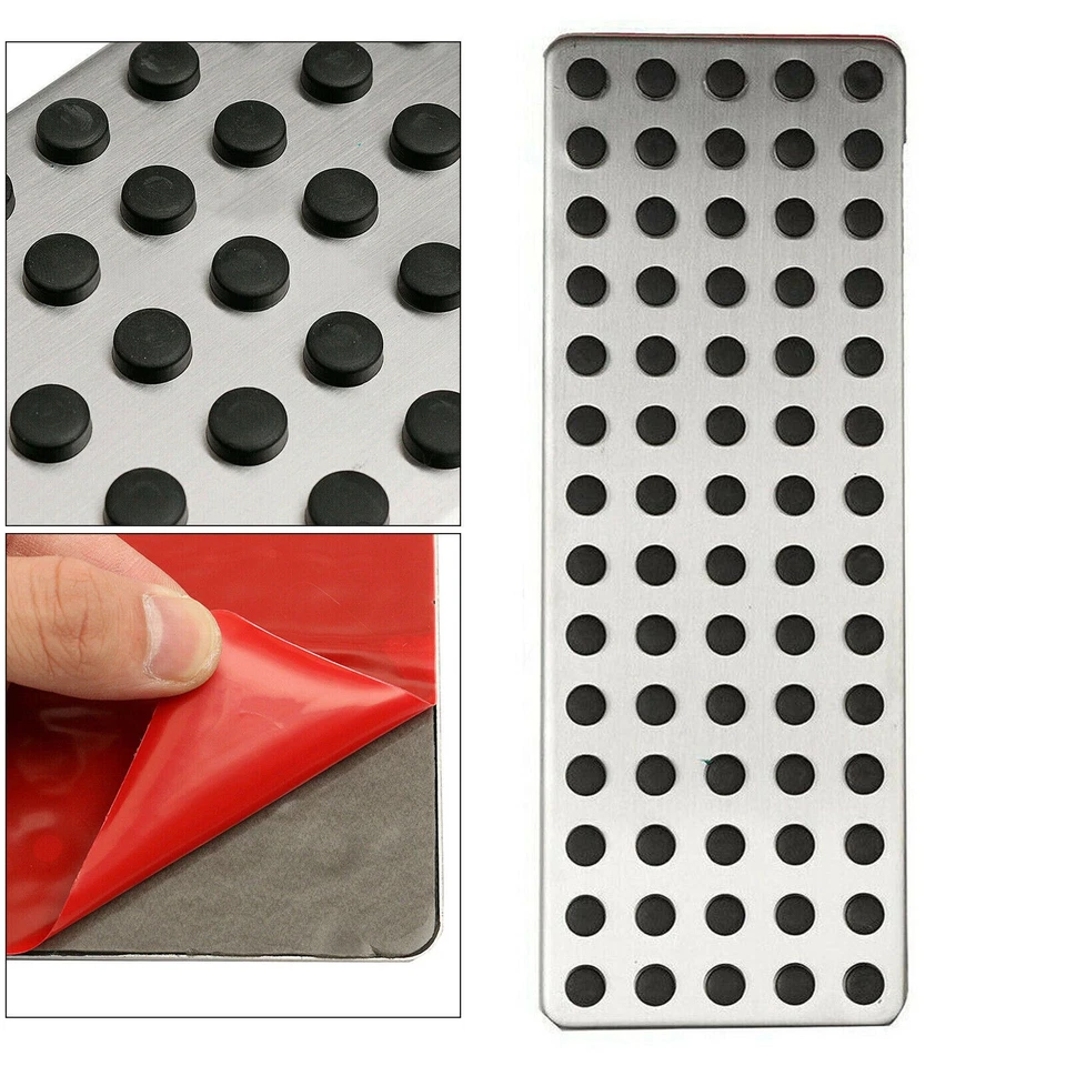 Pedais de descanso para os pés de carro tampa almofada morta antiderrapante para Mercedes-Benz A C E GLK Class - Imagem 2 de 4