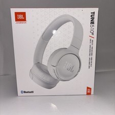 JBL Tune 510BT Wireless Bluetooth On-Ear Headphones White New Fast Shipping 