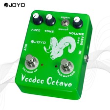 JOYO Octave Fuzz Effect Pedal 2 Modes Fuzz 60's Rock Effect True Bypass DC 9V