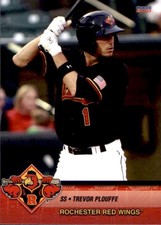 2010 Rochester Red Wings Choice #19 Trevor Plouffe Porter Rancch California Card