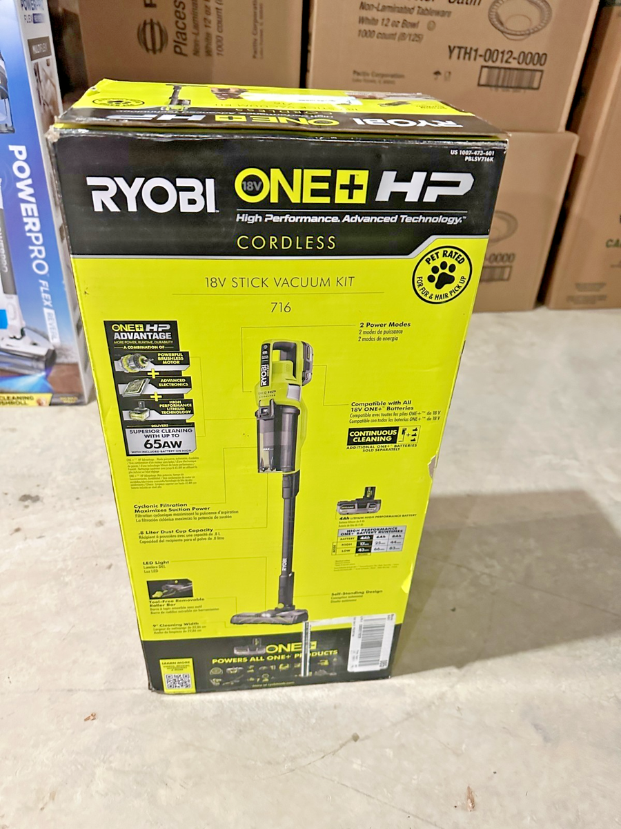 Ryobi ONE+ HP 18V Green Stick Vacuum Cleaner (PBLSV717) for sale