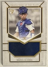 2025 Topps Definitive Dalton Rushing LA Dodgers RC Protectors At The Plate 11/25